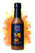 Cur-ibbean Hot Sauce Rising Smoke Sauceworks company pepper stirring pot  blue and yellow backsplash